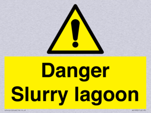 Danger Slurry lagoon